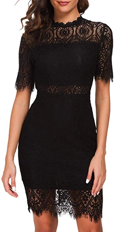 Black Lace Dress