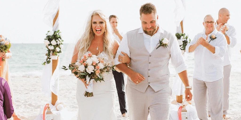 Real Bride Morgan wearing Stella York Style 6648