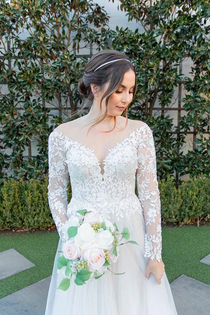 floral-wedding-dress-style-7317 by stella york 