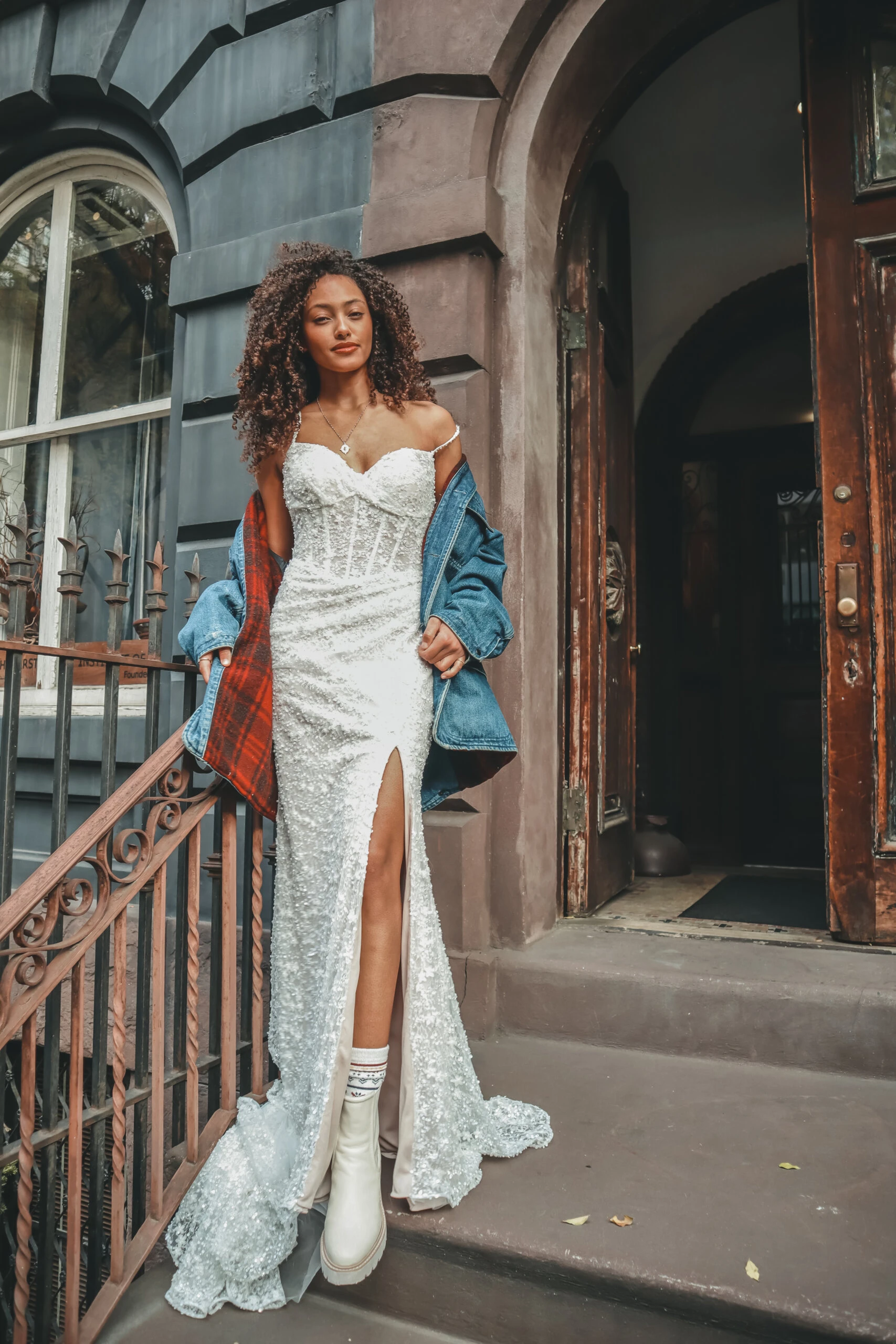 Top Seven Wedding Dresses with Slits - Pretty Happy Love - Wedding Blog ...