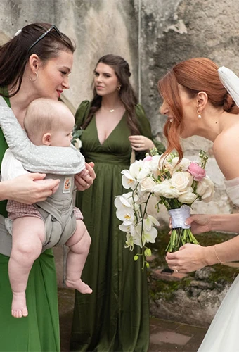 Real bride Merisha with her family