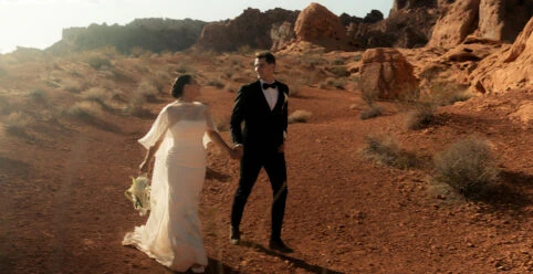 Real bride Erica on her wedding day