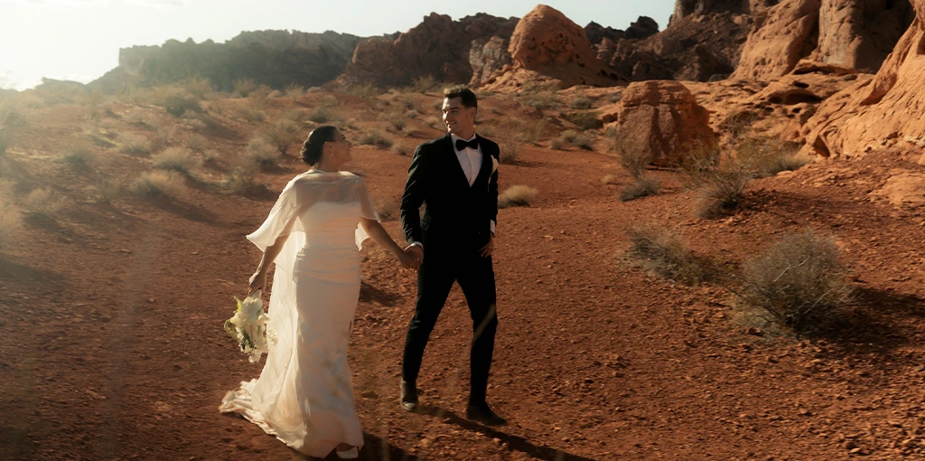 Real bride Erica on her wedding day