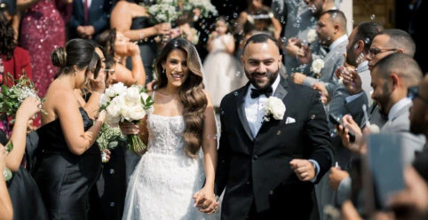 True bride Olivia on her wedding day