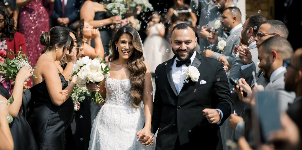 True bride Olivia on her wedding day