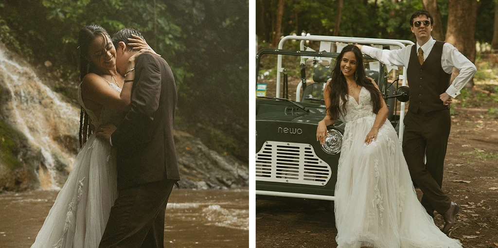 Real All Who Wander Bride Daniela and Tom