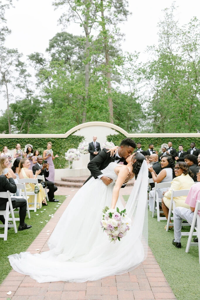 Real Bride Antonia and Pierry after their ceremony
