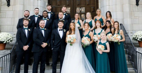 Real bride Janet and Trent