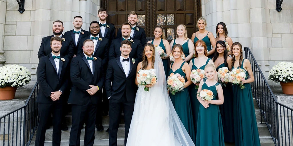 Real bride Janet and Trent