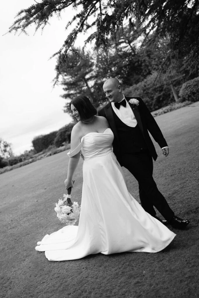 Real Bride Nicole and Josh on their wedding day