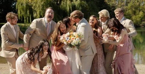 Real bride Emily and Boston