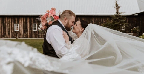 Real bride Kylie and John