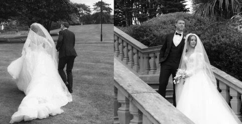 Real Martina Liana Luxe Bride Hannah and O'Kane