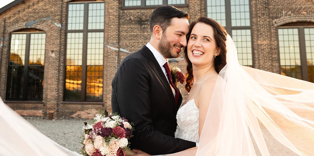 Real Martina Liana bride Melissa and Adam
