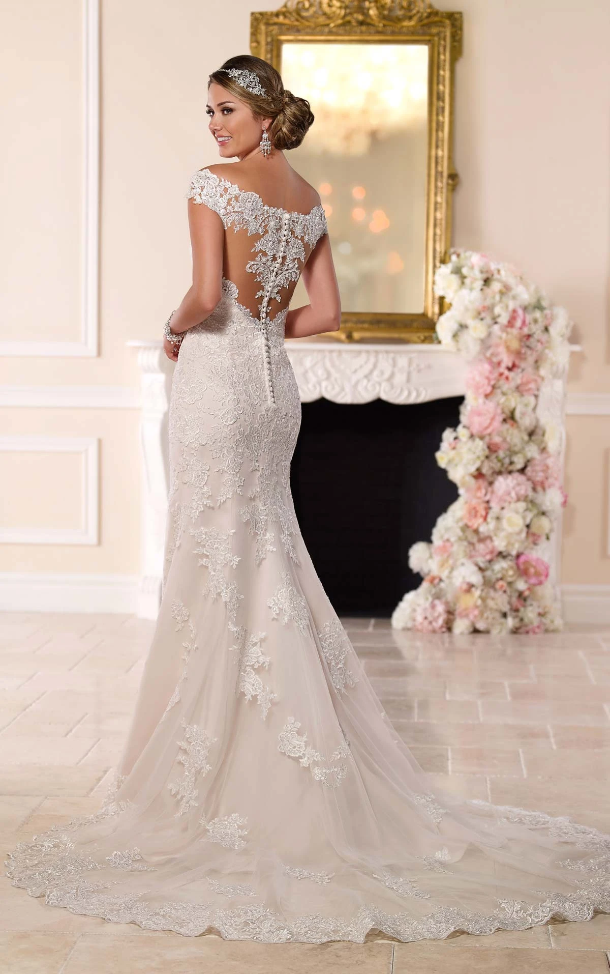 Illusion Lace Back Wedding Dress | Stella York Wedding Dresses