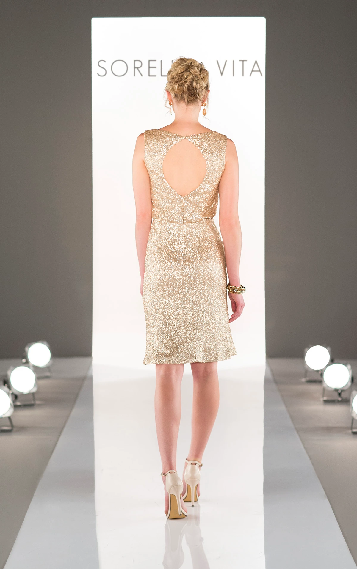 sorella vita gold bridesmaid dress Rose Gold Bridesmaid Dress