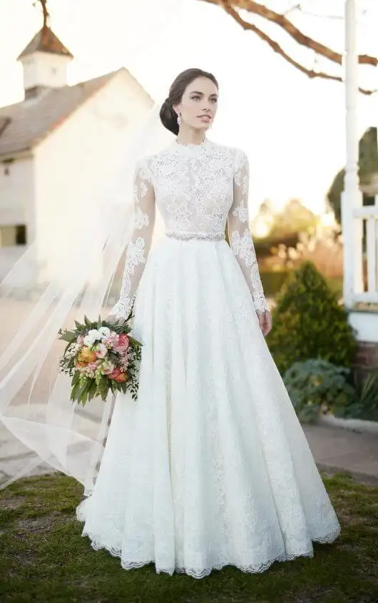 Long Sleeve Wedding Dresses - Gowns 