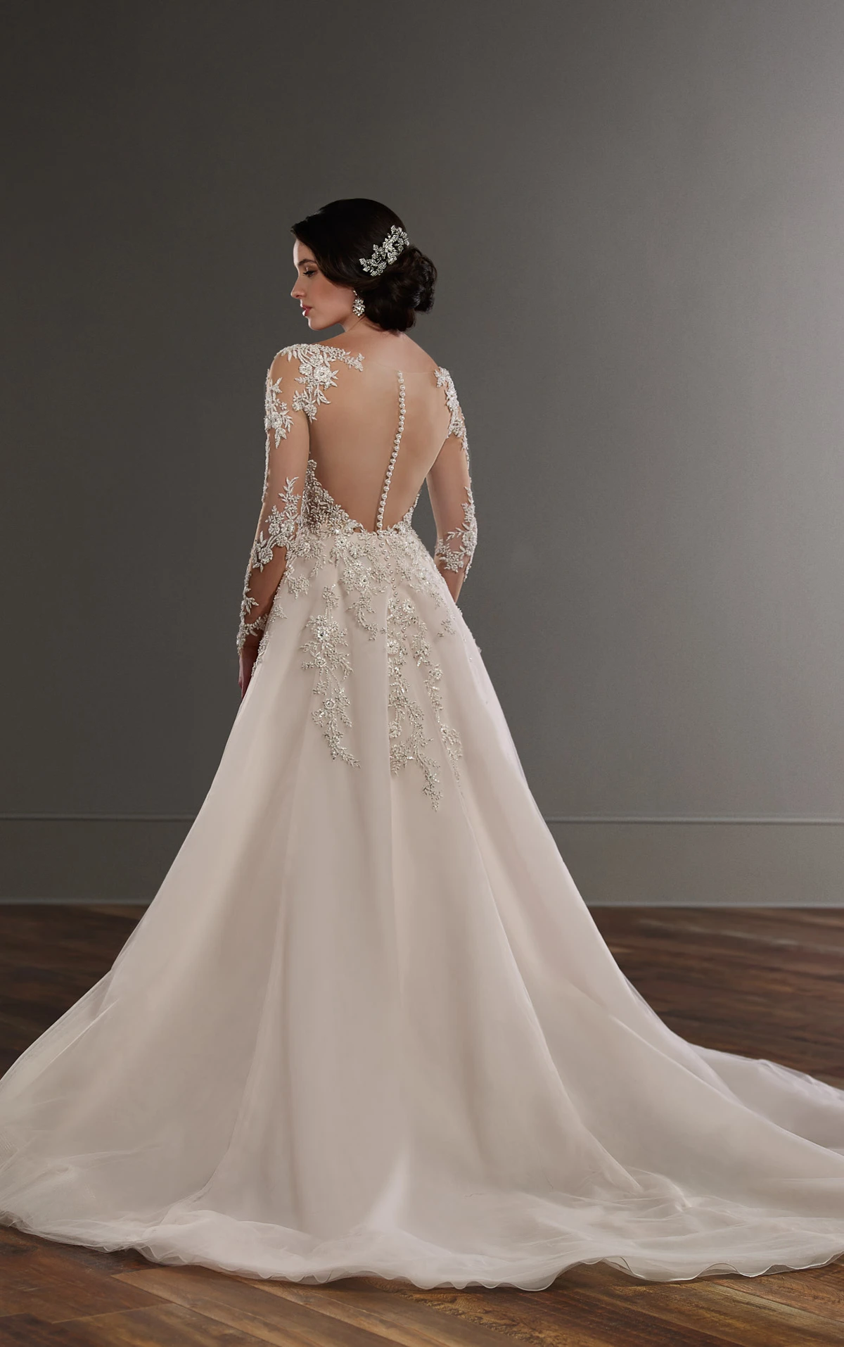 long sleeve martina liana wedding dress (SOLD) Martina Liana