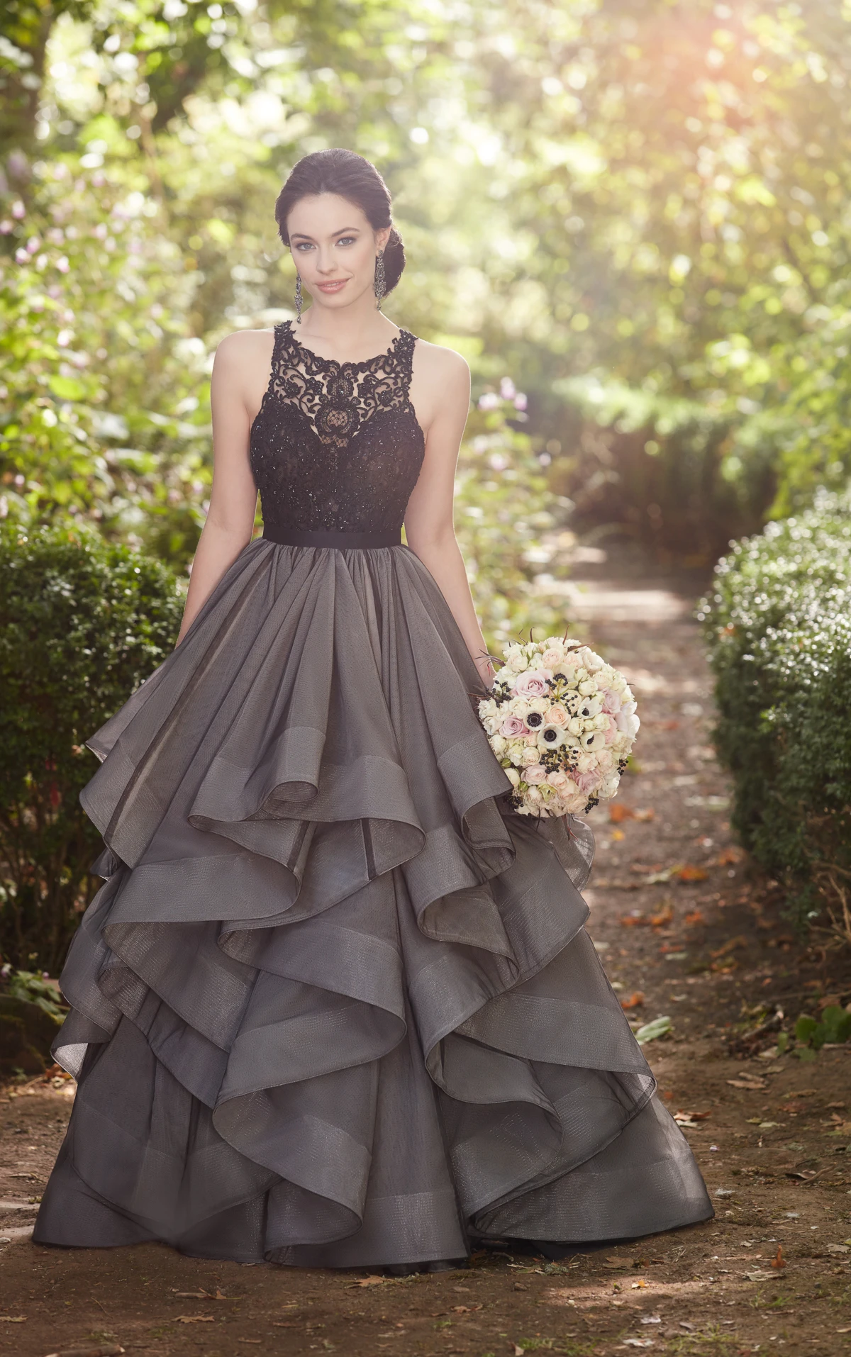 Black Ball Gown Wedding Dress Separates