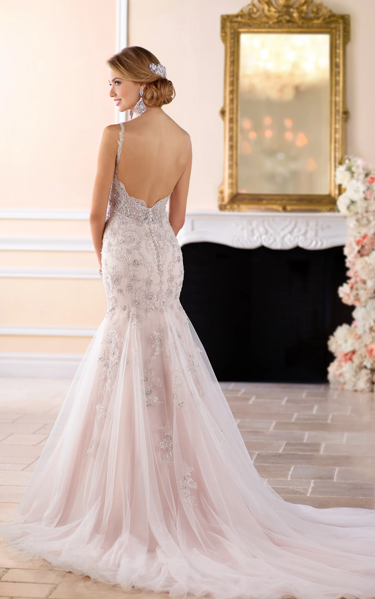 pink backless dress totk Siani Backless Maxi Dress main image 0