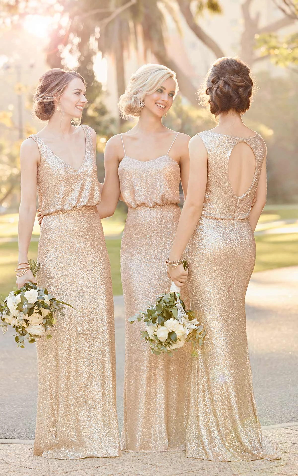 Deep V-Back Sequin Bridesmaid Gown | Sorella Vita Bridesmaid Dresses Deep V-Back Sequin Bridesmaid Gown | Sorella Vita Bridesmaid Dresses