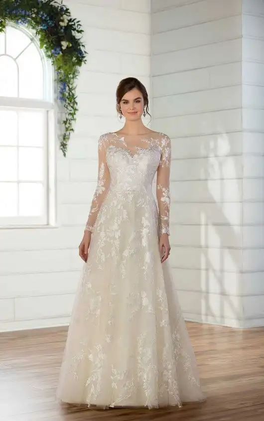 Modest Wedding Dress with Sleeves | Essense of Australia