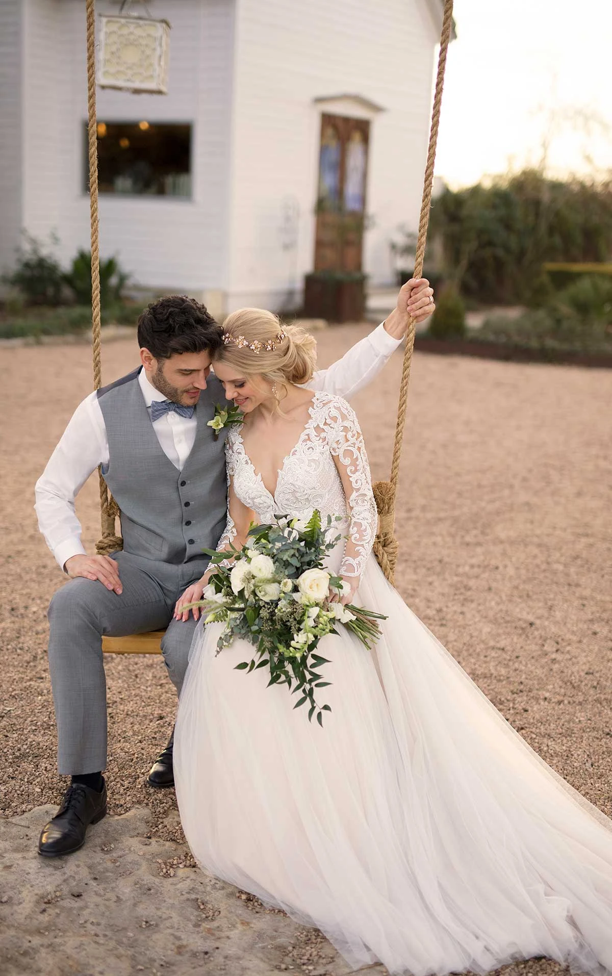 Boho Wedding Dress with Empire Waist - Martina Liana Wedding Dresses Boho Wedding Dress with Empire Waist - Martina Liana Wedding Dresses
