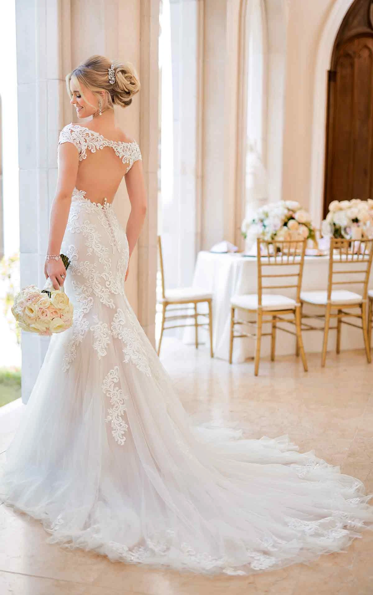 keyhole mermaid wedding dress Sexy Mermaid Wedding Dresses Full Lace Sleeveless... From Haiyan4419, $160.48