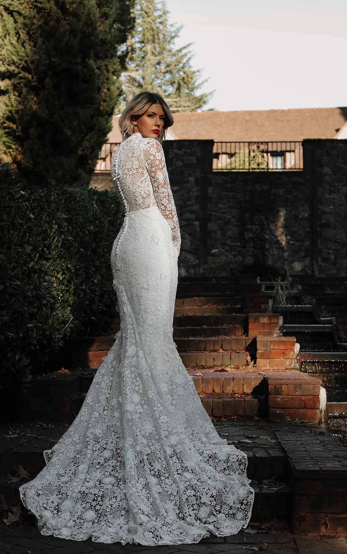 White Lace Bridal Dressing Gown