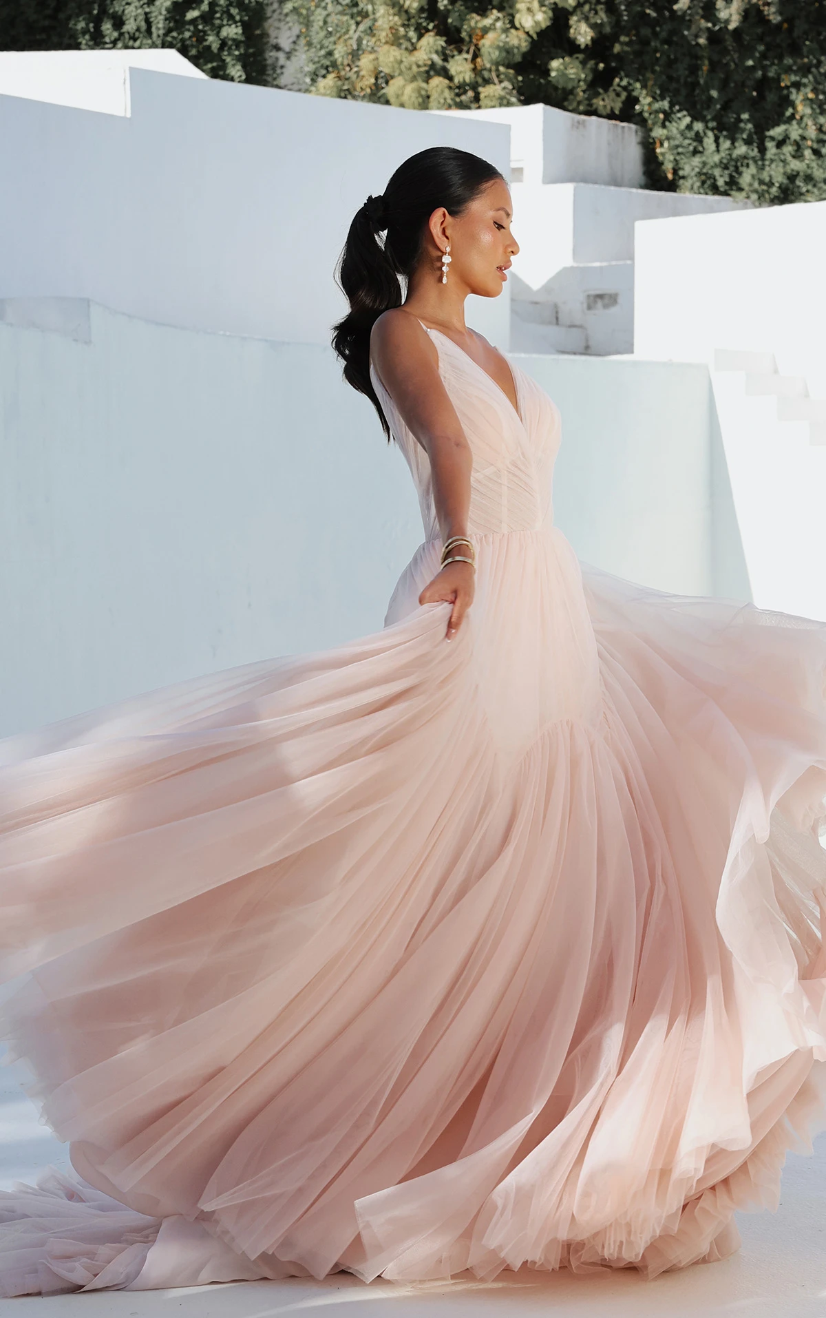 Pink Tulle Wedding Dress 60 Photos Vianawedding