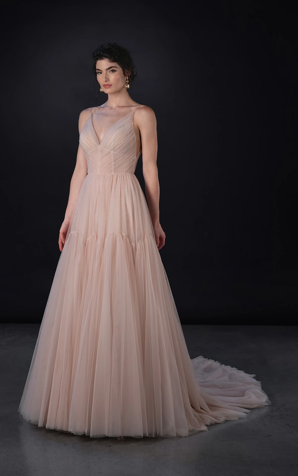 Blush Color Dress For Wedding