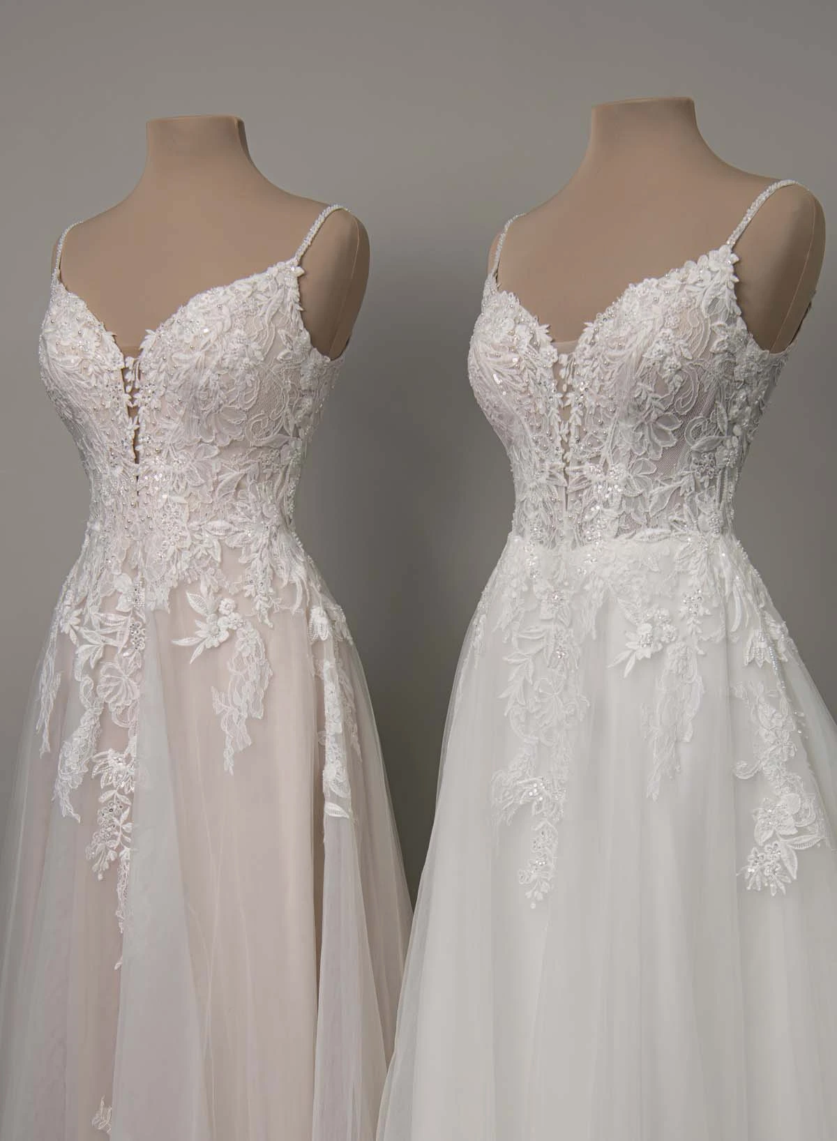 sy8293 A-Linien-Brautkleid aus perlenverzierter Spitze und Tüll  by Stella York