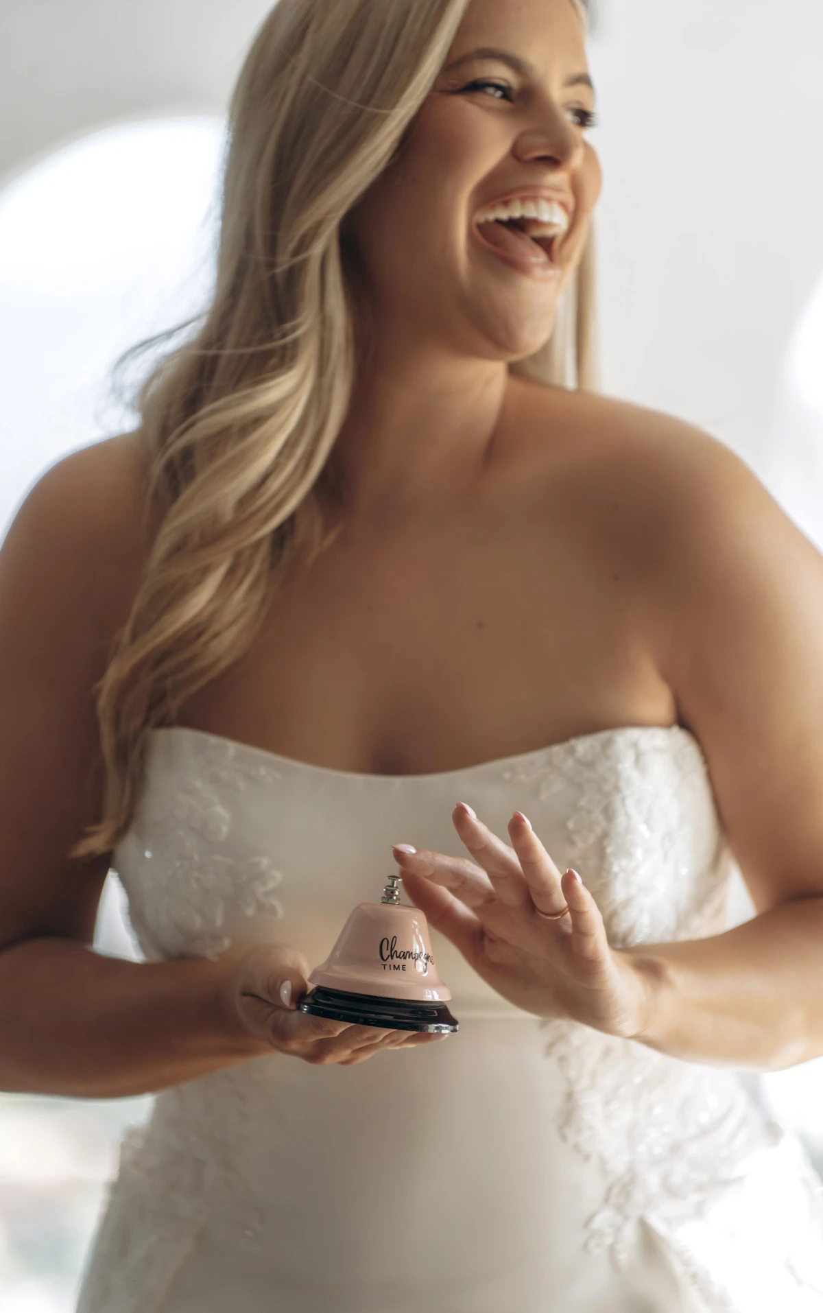 sy8279+ Plus Size Strapless Lace and Grand Satin A-Line Wedding Gown with Scalloped Cutout Train by Stella York