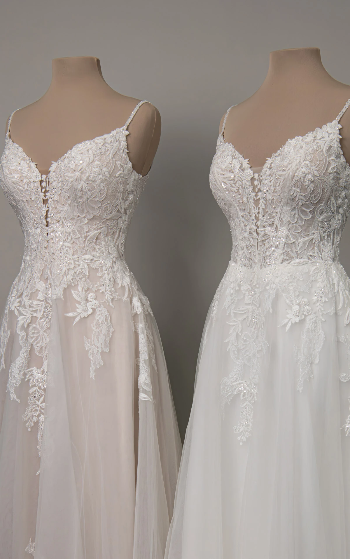 sy8293 Beaded Lace and Tulle A-Line Wedding Gown by Stella York