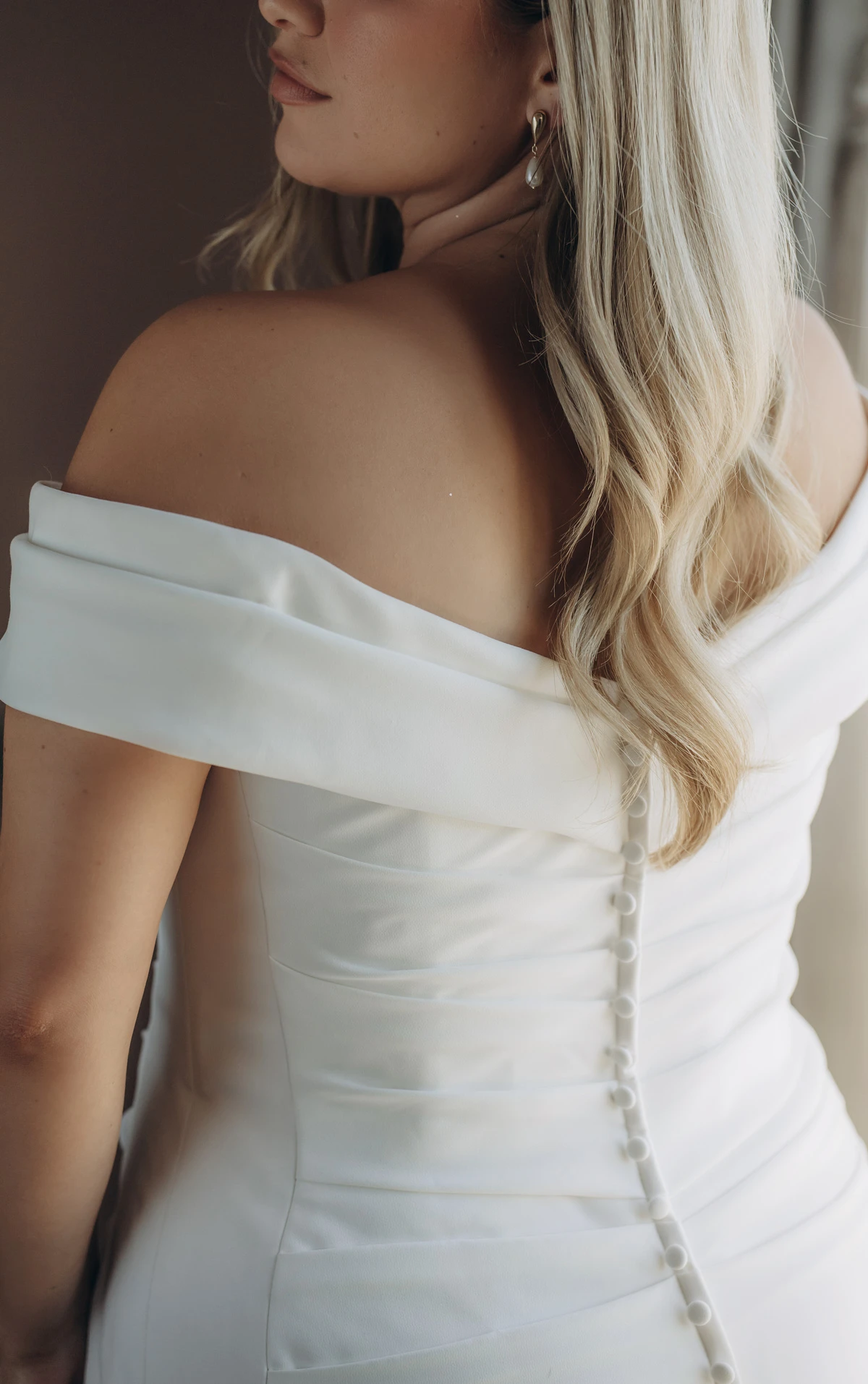 sy8330+ Plus Size Timeless Off-the-Shoulder Fit-and-Flare Wedding Gown by Stella York
