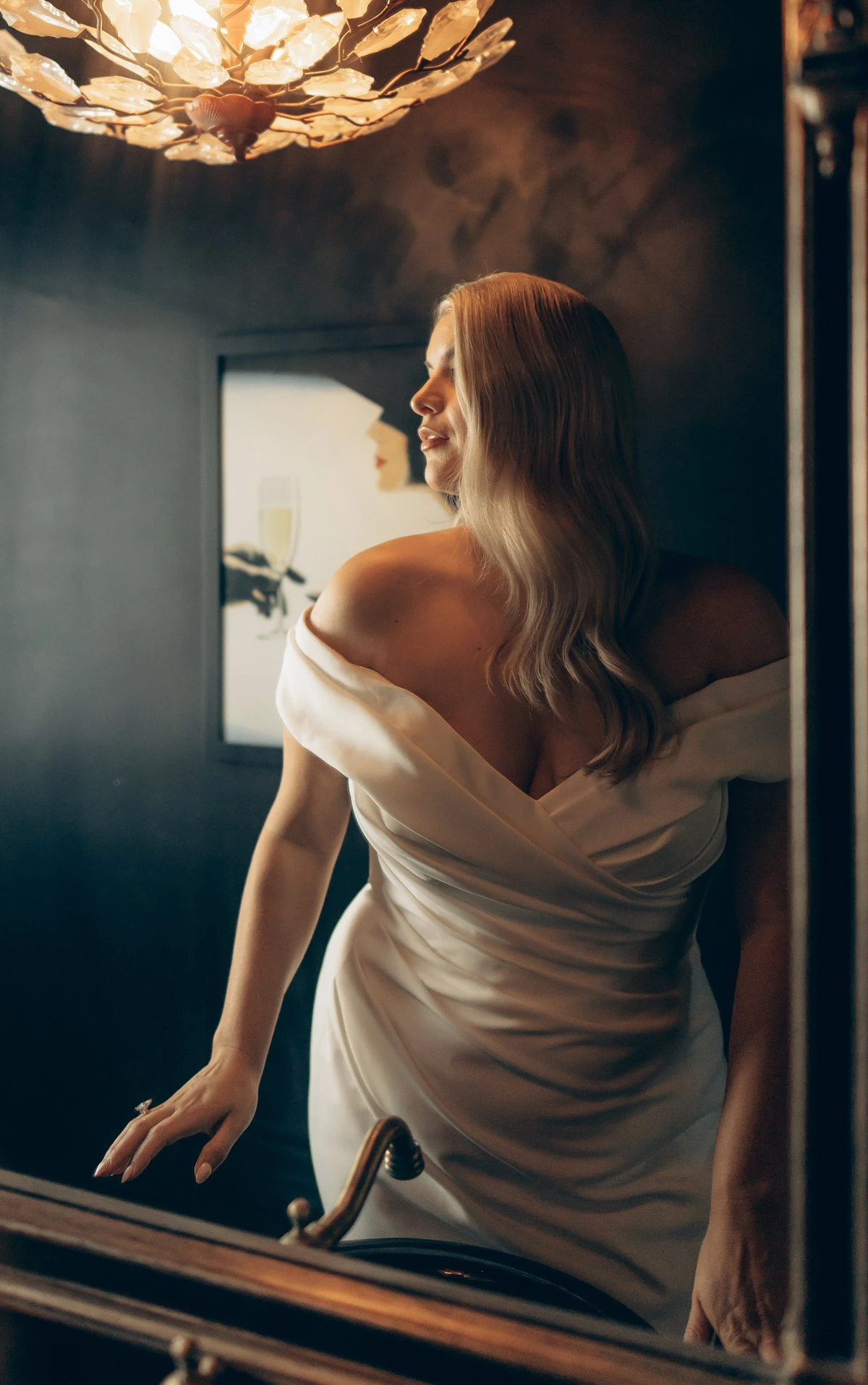 sy8330+ Plus Size Timeless Off-the-Shoulder Fit-and-Flare Wedding Gown by Stella York