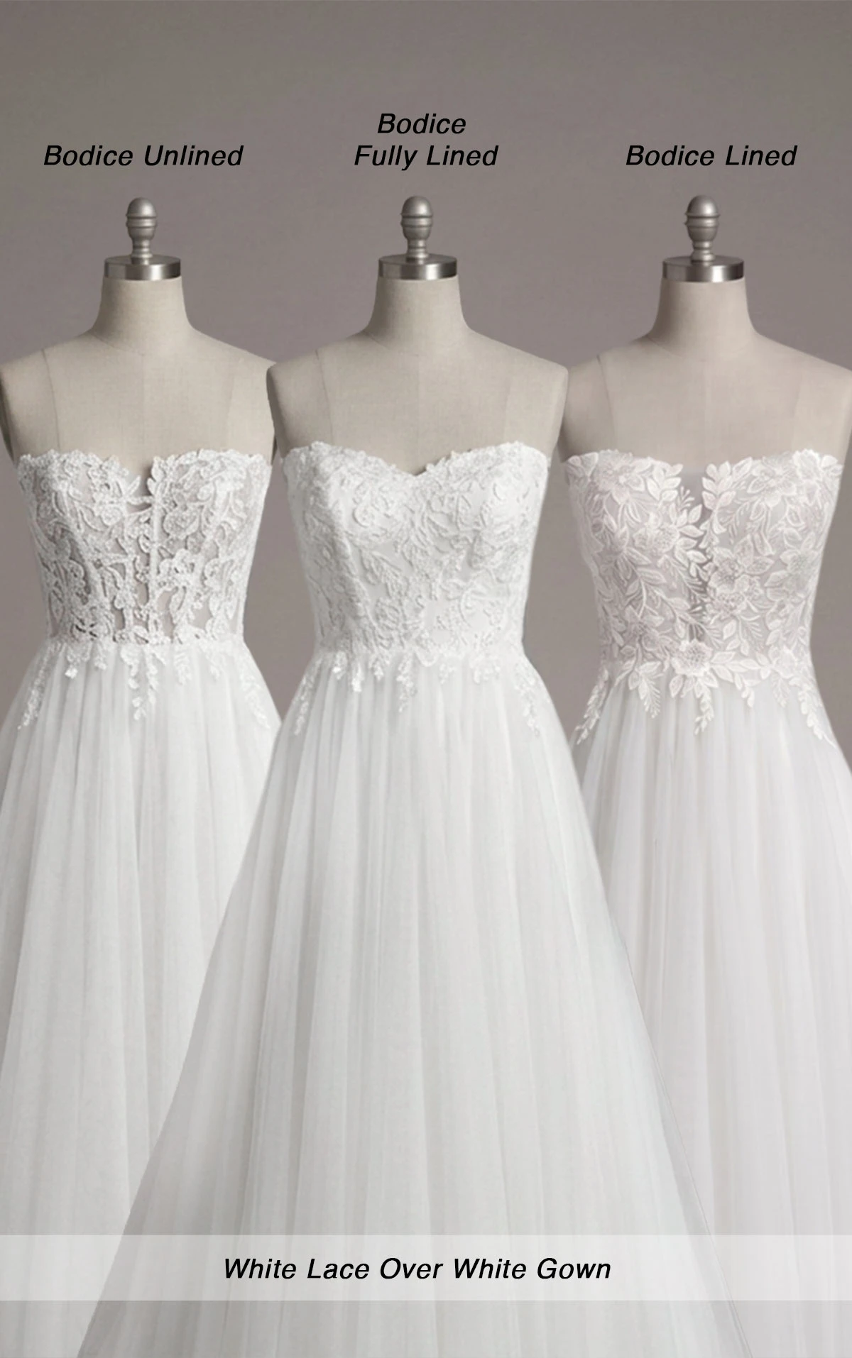 7573 Boho A-Line Wedding Dress with Lace and Tulle Off-the-Shoulder Sleeves by Stella York