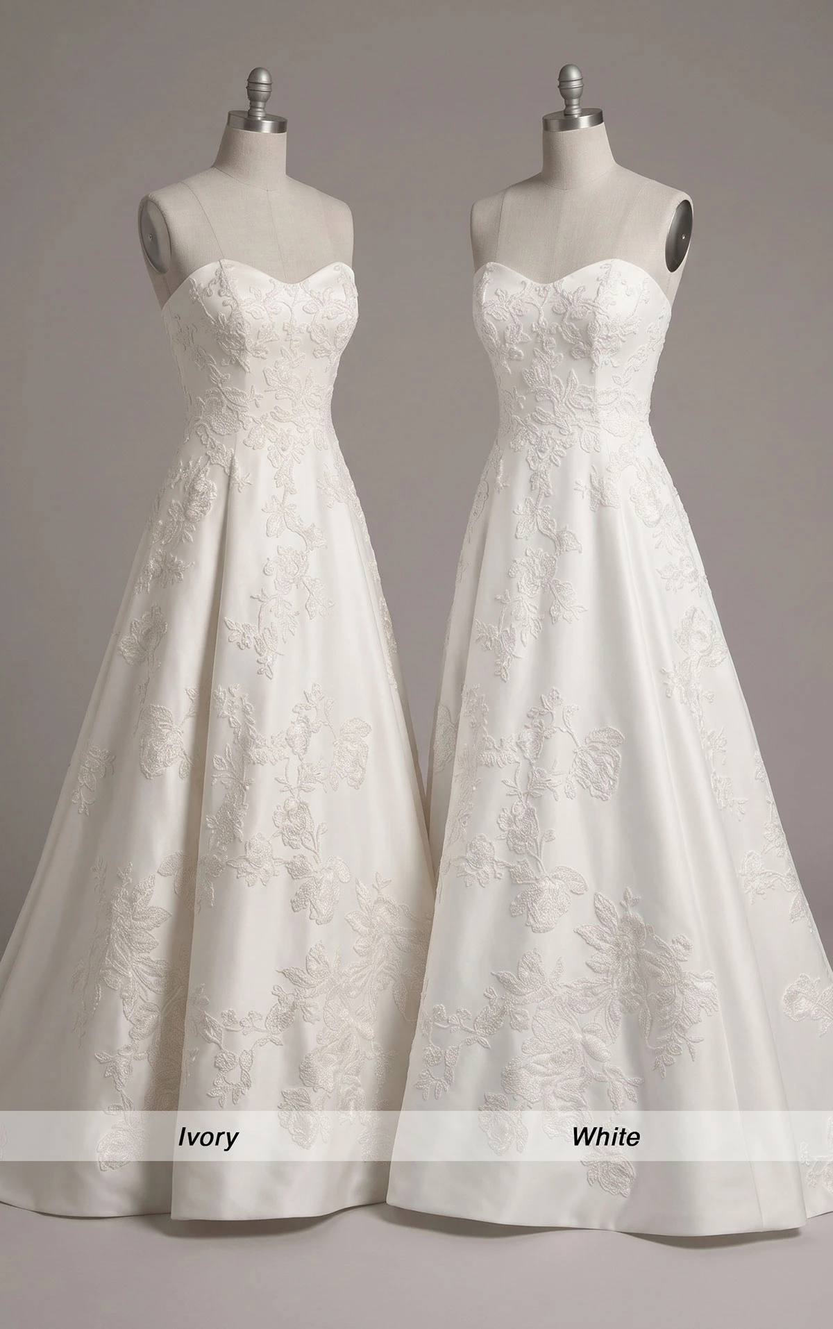 d3064 Matte Mikado Ballgown with Lace Detail by Essense of Australia