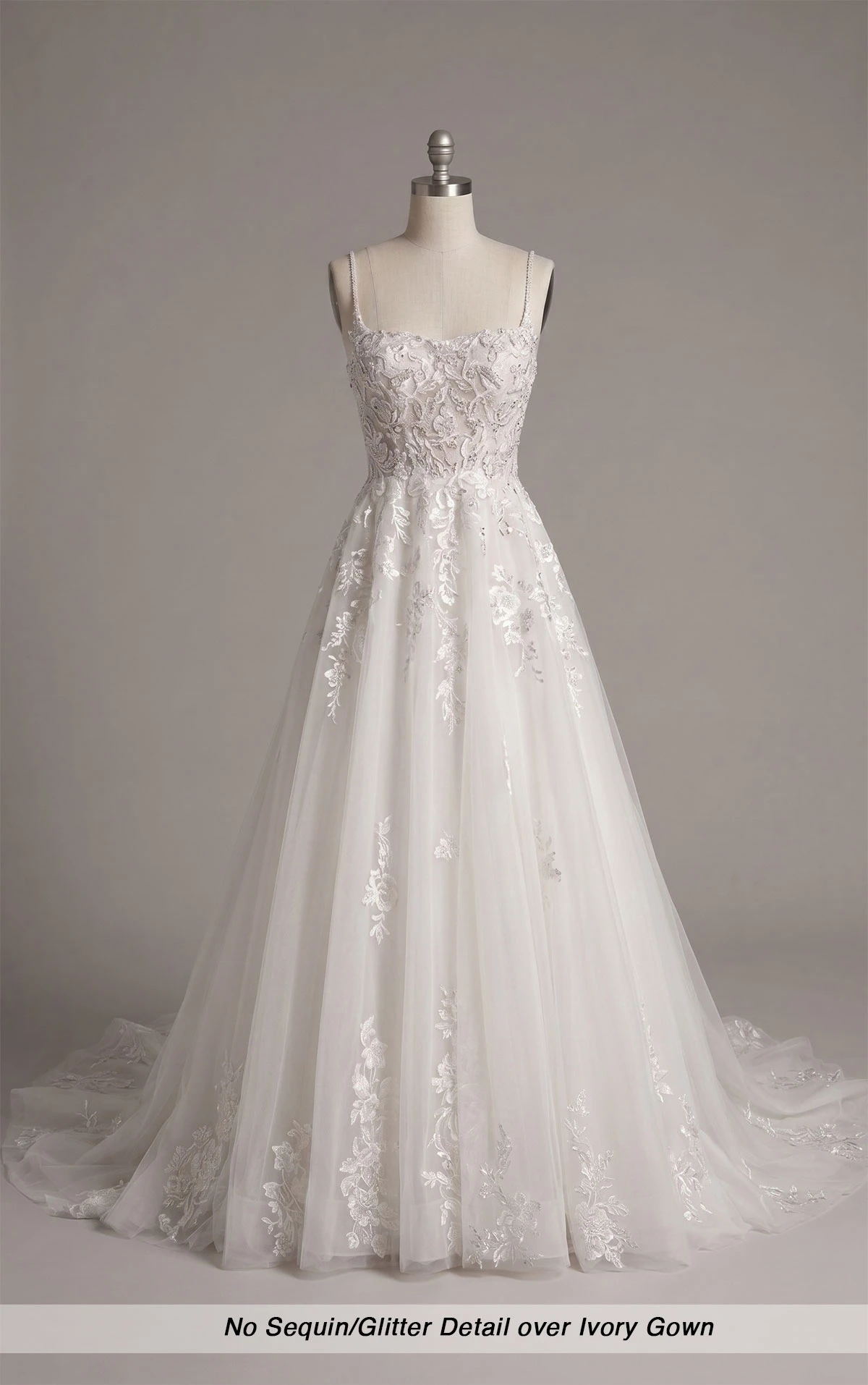 d3386 Modernes Brautkleid im Ballkleid mit eckigem Ausschnitt  by Essense of Australia