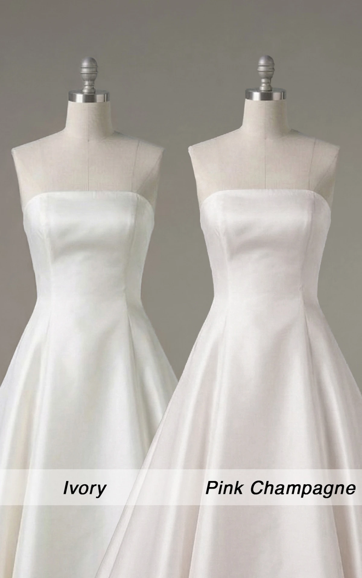 d4479 Strapless Lace A-Line Wedding Dress with 3D Appliqués  by Essense of Australia