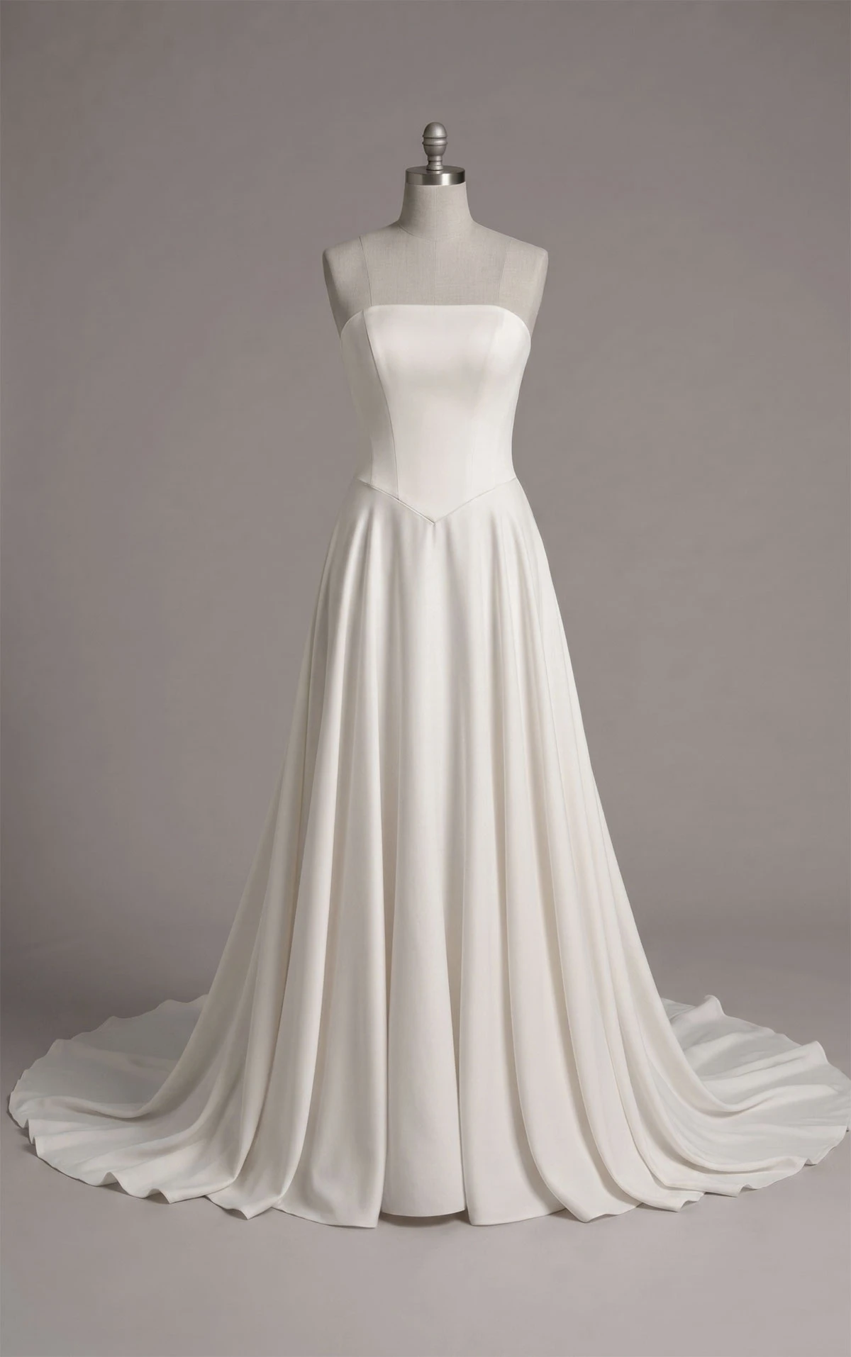 sy8091 Modernes trägerloses Brautkleid mit elegantem Schnür-Detail  by Stella York