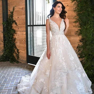 Bride wearing 